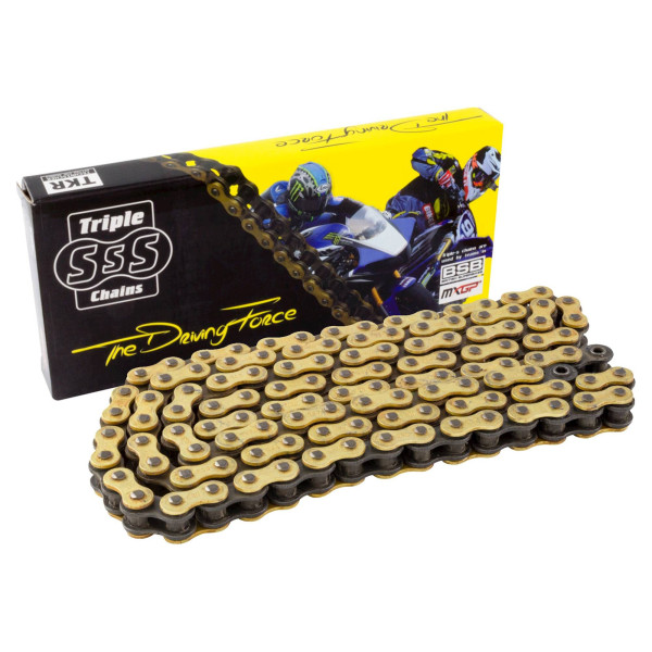 triple s Triple-s o-ring chain gold 520-98 link